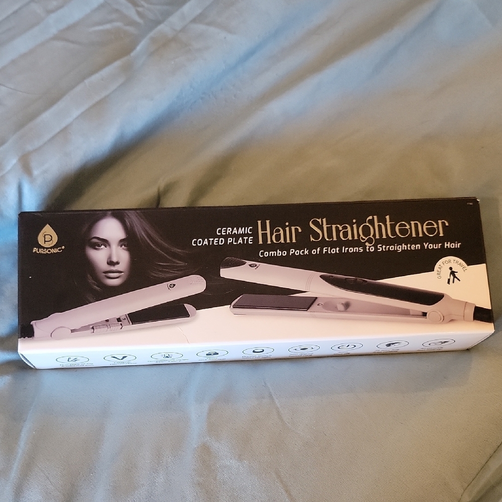Black and White Hair Straightener